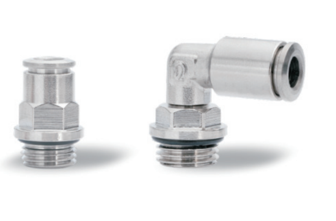 TSS Double Sealing Brass Nickel Plated pneumatic fittings