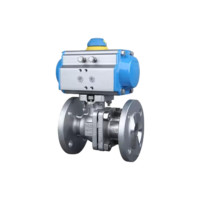 Pneumatic High Platform Fange Ball Valve