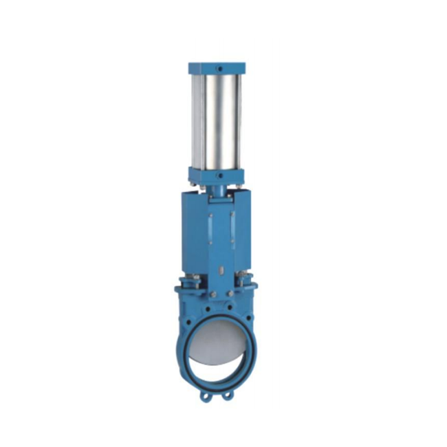 Bi-directional knife gate valve