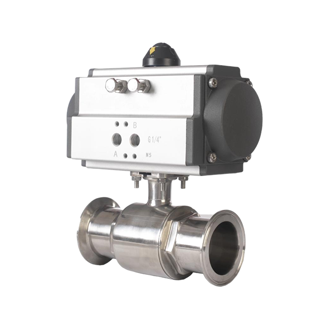 Pneumatic Sanitary Quick-install Ball Valve