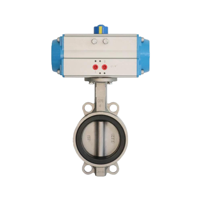 Pneumatic Wafer Butterfly Valve