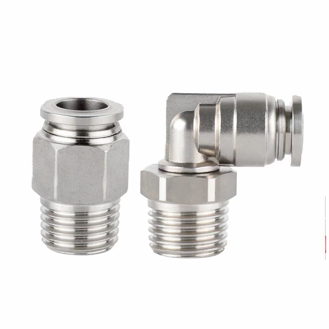 SMC TYPE STAINLESS STEEL PUSH IN FITTINGS