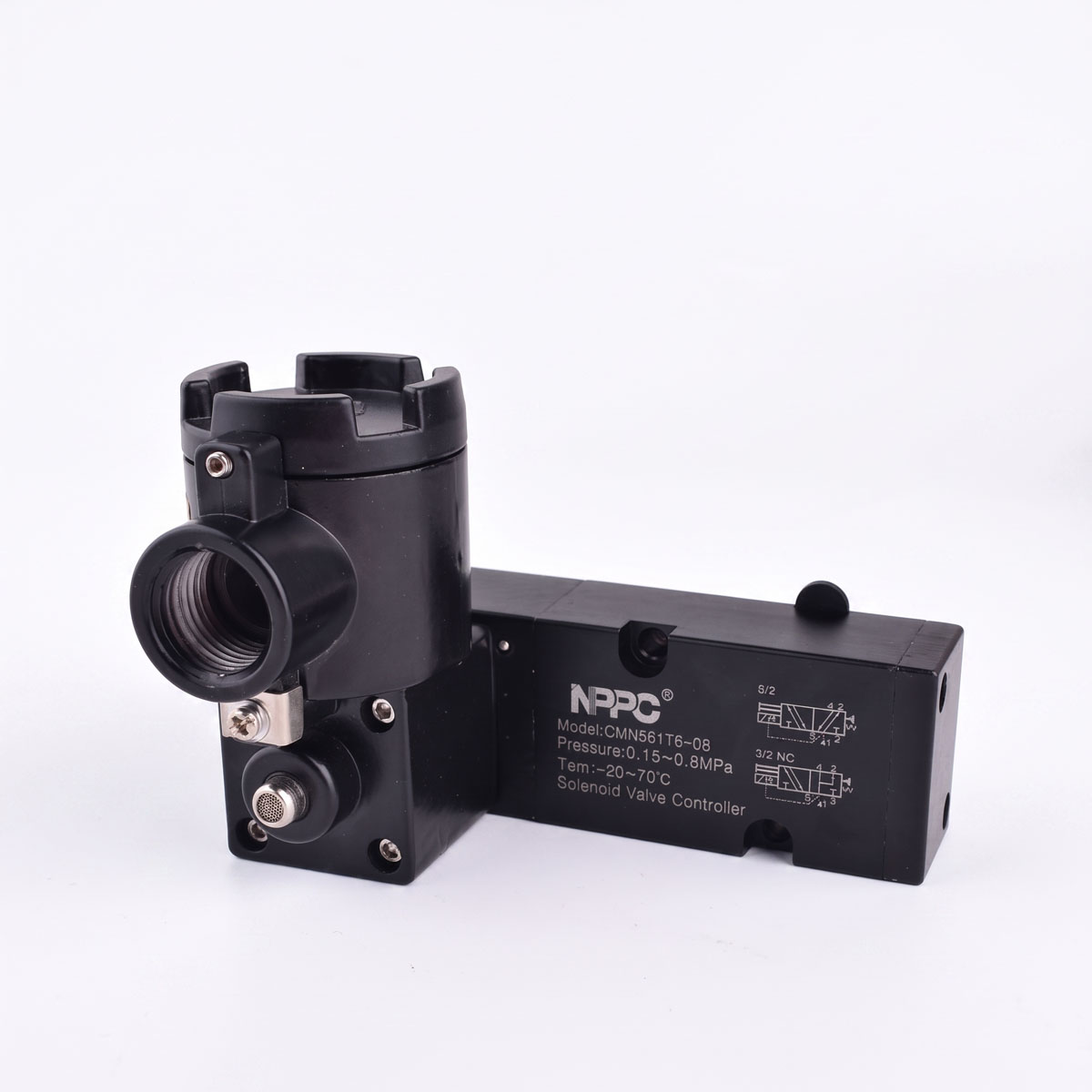 Electroválvula Antiexplosiva Aluminio Namur CMN561T6 — Serie completa