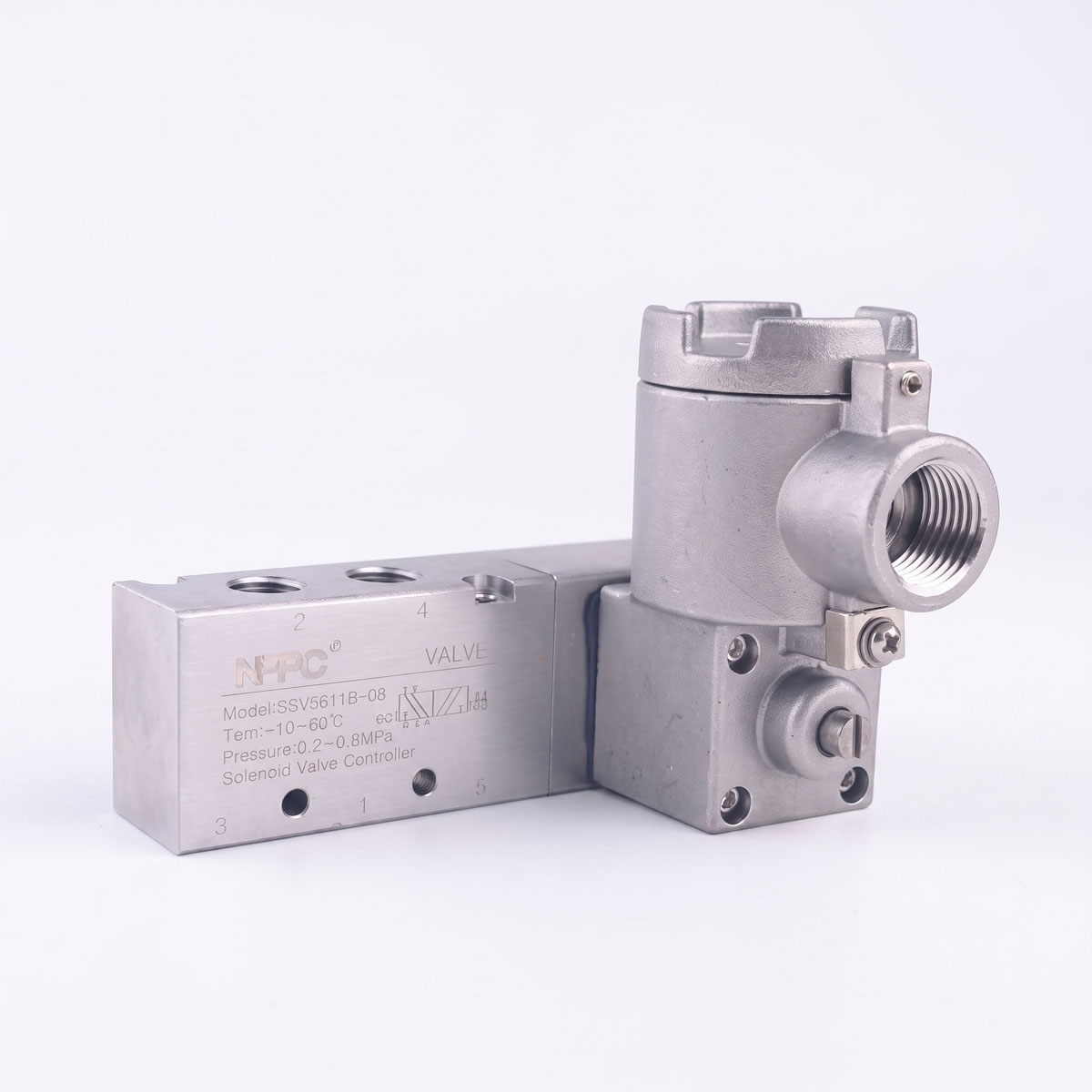 Electroválvula Inoxidable Antiexplosiva SSV561T6 — Serie completa